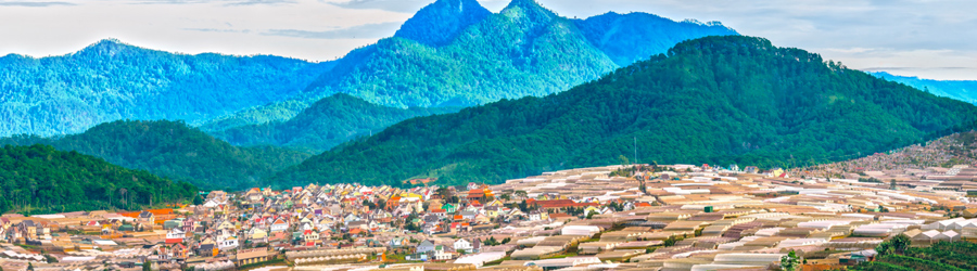 Landscapes in Da Lat, Vietnam